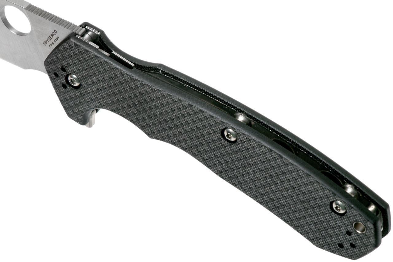 Складний ніж Spyderco Amalgam з повністю плоским шліфуванням
