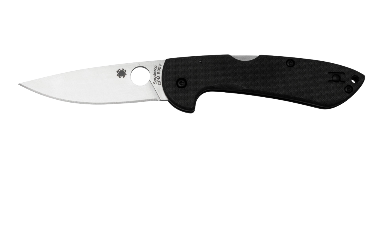 Компактний ніж Spyderco Siren з текстурованою карбоновою ручкою