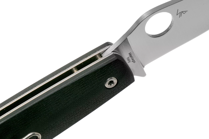 Складний ніж Pattadese з плоским шліфуванням та Liner Lock