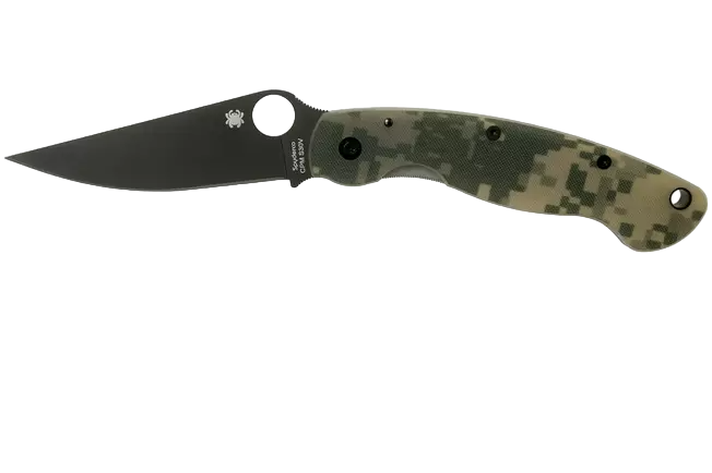 Spyderco Military 2 з камуфляжним G-10 руків'ям та лезом CPM S30V