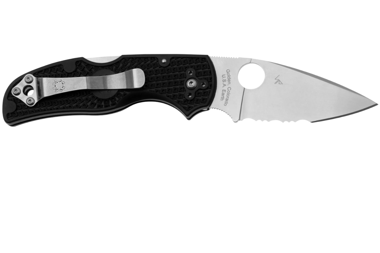 Ніж Spyderco Native 5 з частково серрейторним лезом