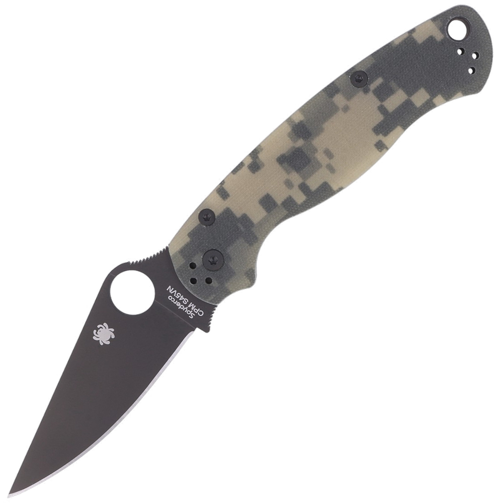Spyderco Para Military 2 G-10 Camo/Black Blade 1