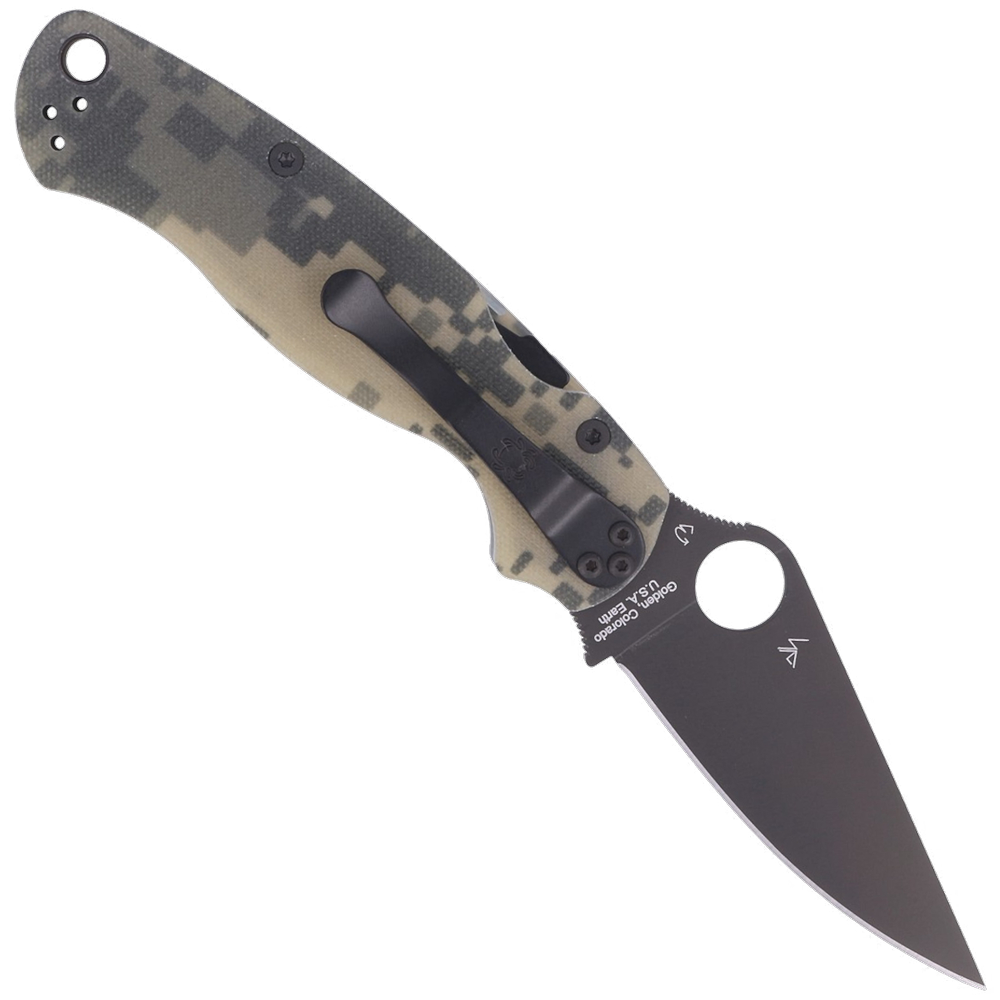 Spyderco Para Military 2 G-10 Camo/Black Blade кліпса