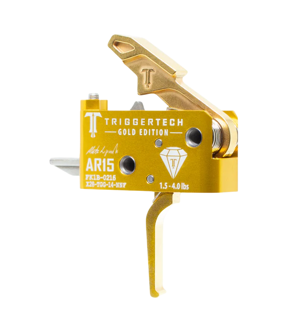 Одноступеневий курок TriggerTech AR-15 Diamond GOLD Edition, Single-Stage