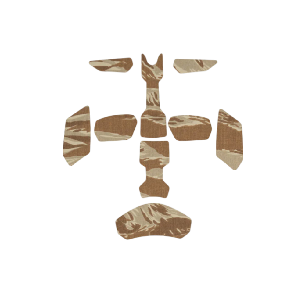 Набір накладок AXL Fuzz у камуфляжі M. Strike для бойового шолома