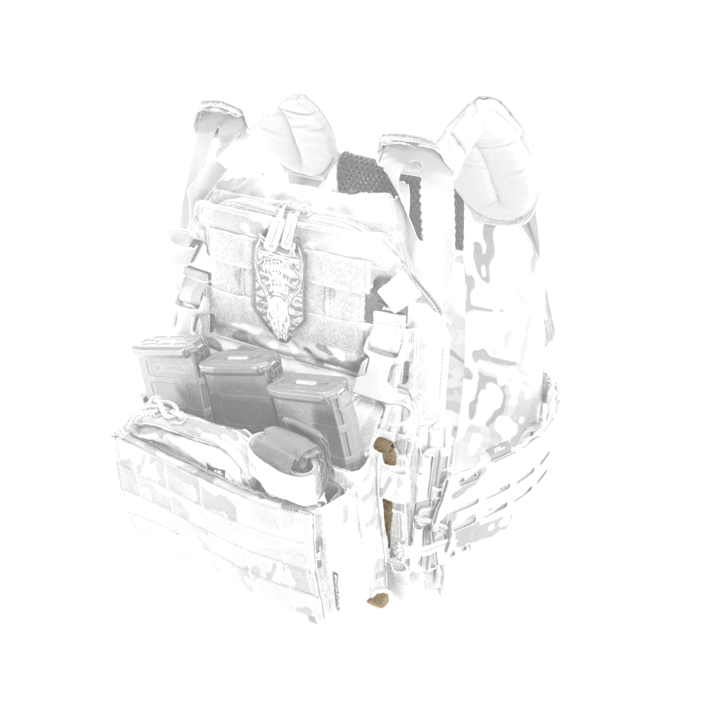 Плитоноска з встановленим AXL Loop Field Adapter у кольорі Multicam