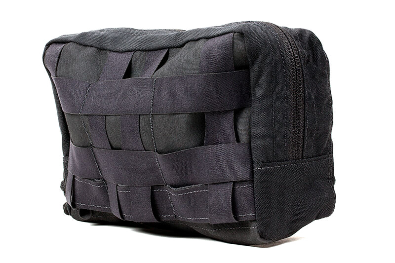 Сумка Blue Force Gear Medium Horizontal Utility Pouch у чорному кольорі
