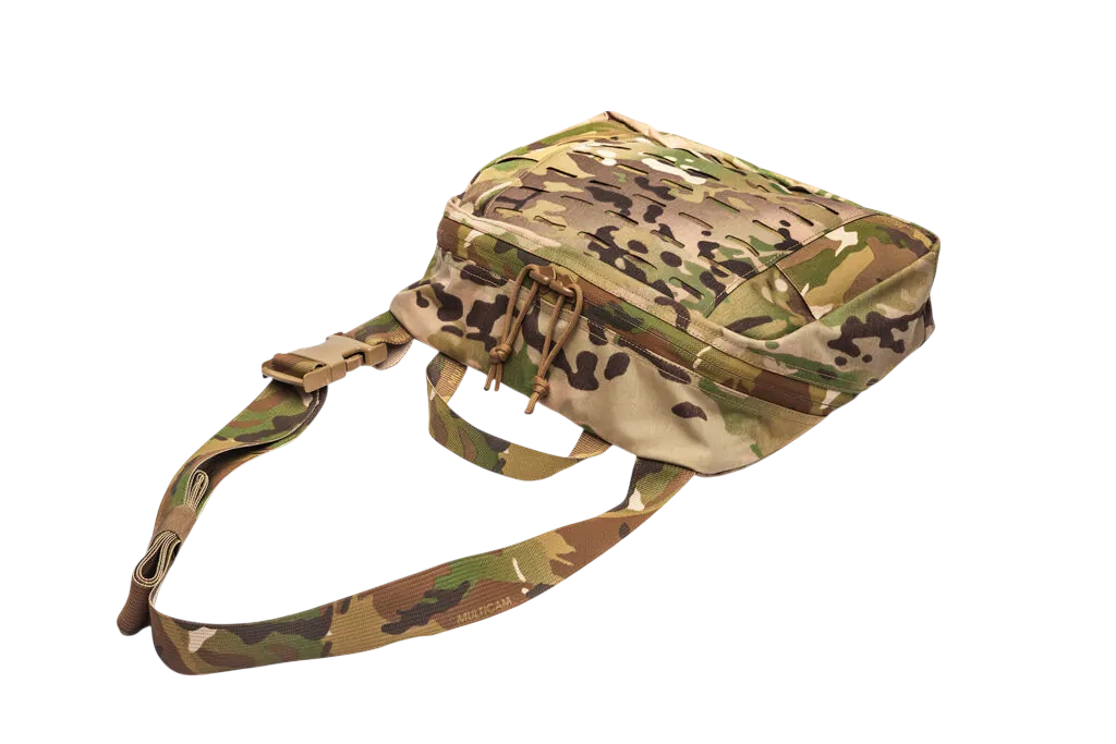 Munitions Bag Multicam у похилому положенні з видимим замком-блискавкою
