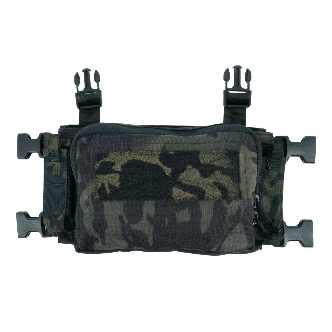Haley Strategic Micro Chest Rig у кольорі Multicam Black з боковими еластичними підсумками