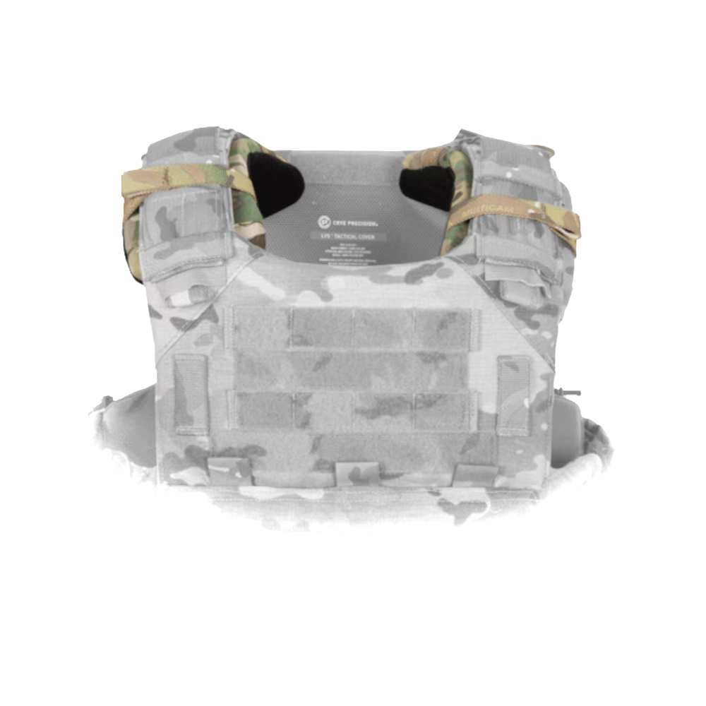 Вид ззаду на встановлені накладки Trap Armor на бронежилет