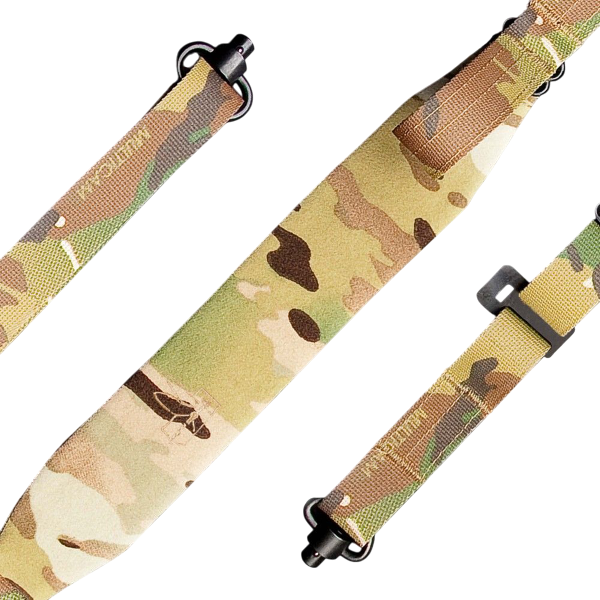 Тактичний ремінь D3 Sling у камуфляжному забарвленні Multicam крупним планом