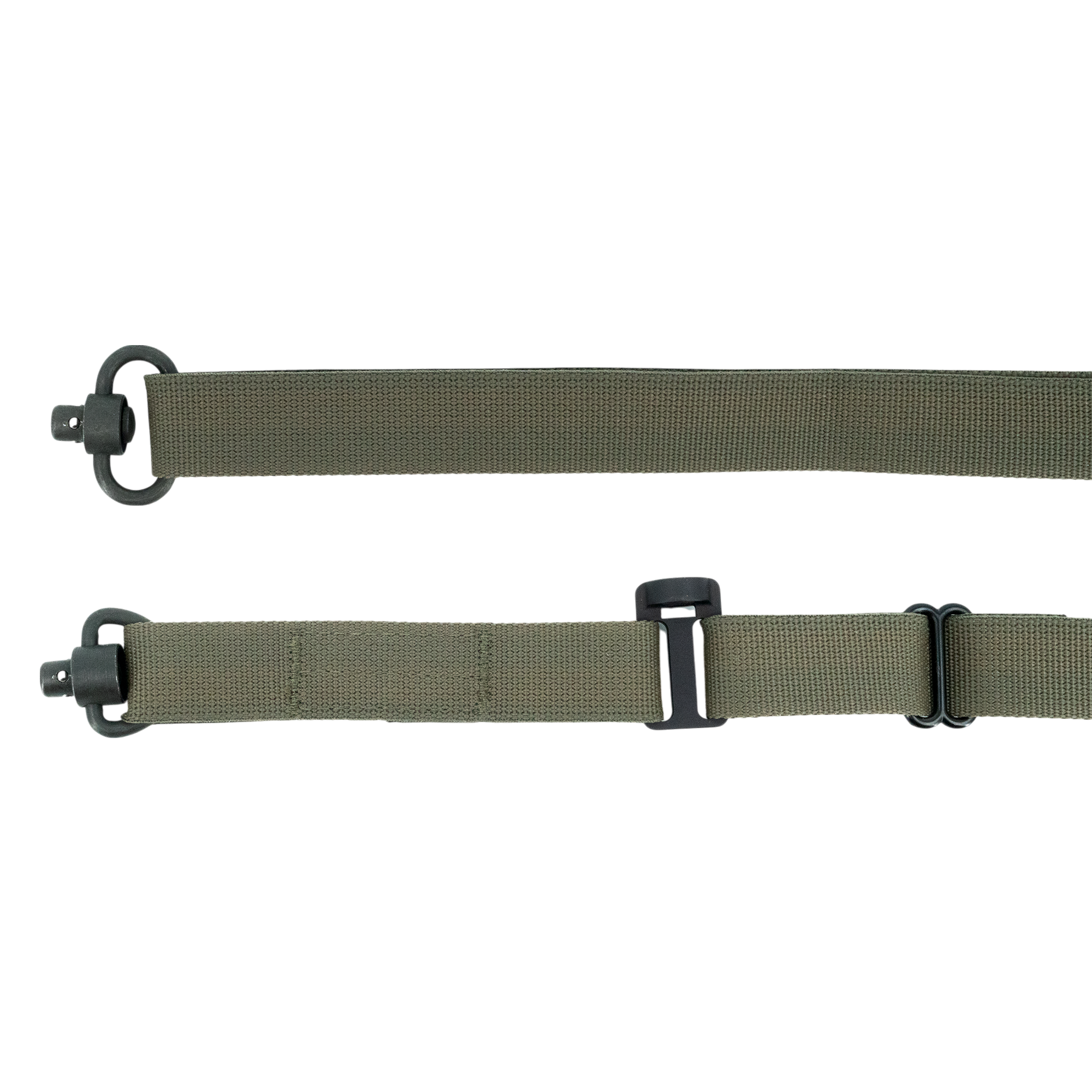 Фрагмент тактичного ременя D3 Sling з елементами кріплення у кольорі олива