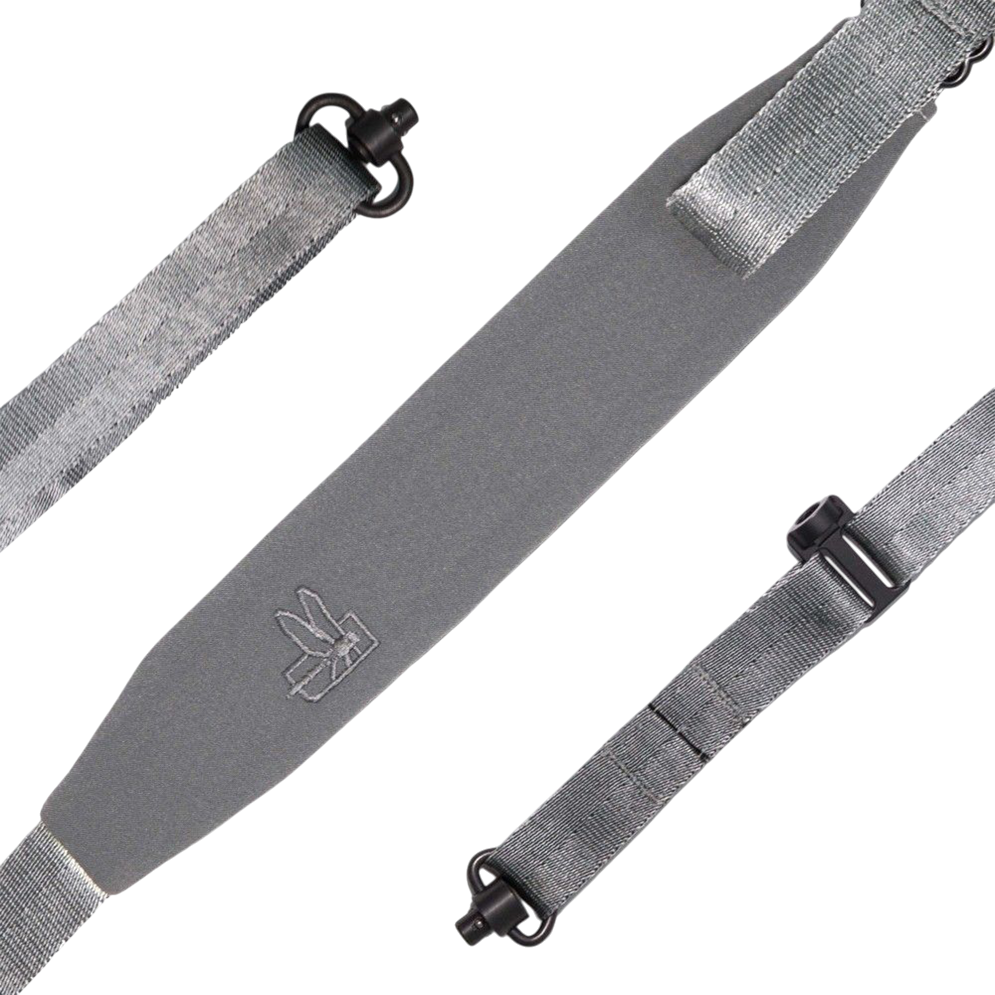 Тактичний ремінь D3 Sling у кольорі Wolf Grey крупним планом