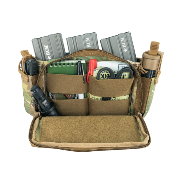 Micro Chest Rig у кольорі Multicam з боковими еластичними підсумками
