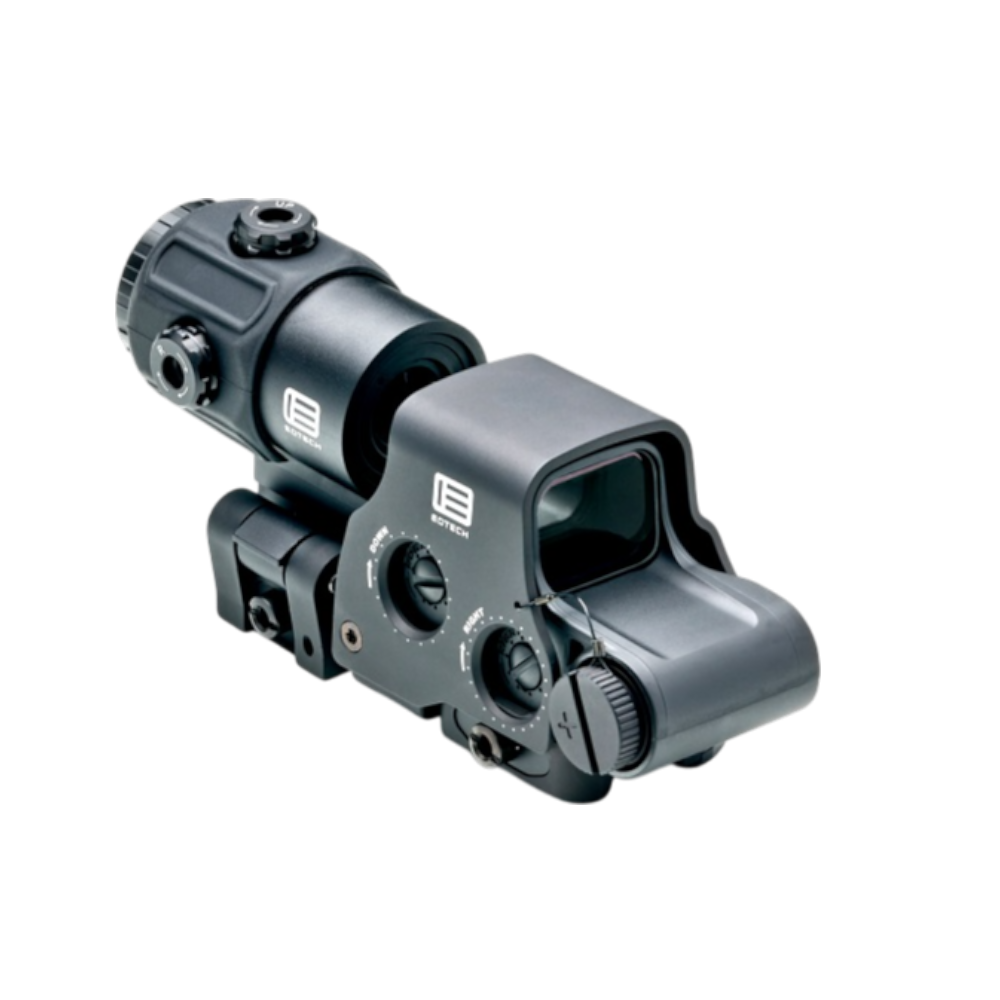 Вид ззаду на EOTech EXPS3-2 з встановленим G43.STS для тактичної стрільби