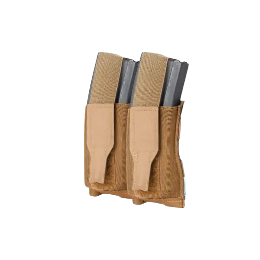 Подвійний тактичний підсумок у кольорі Coyote Brown з клапанами