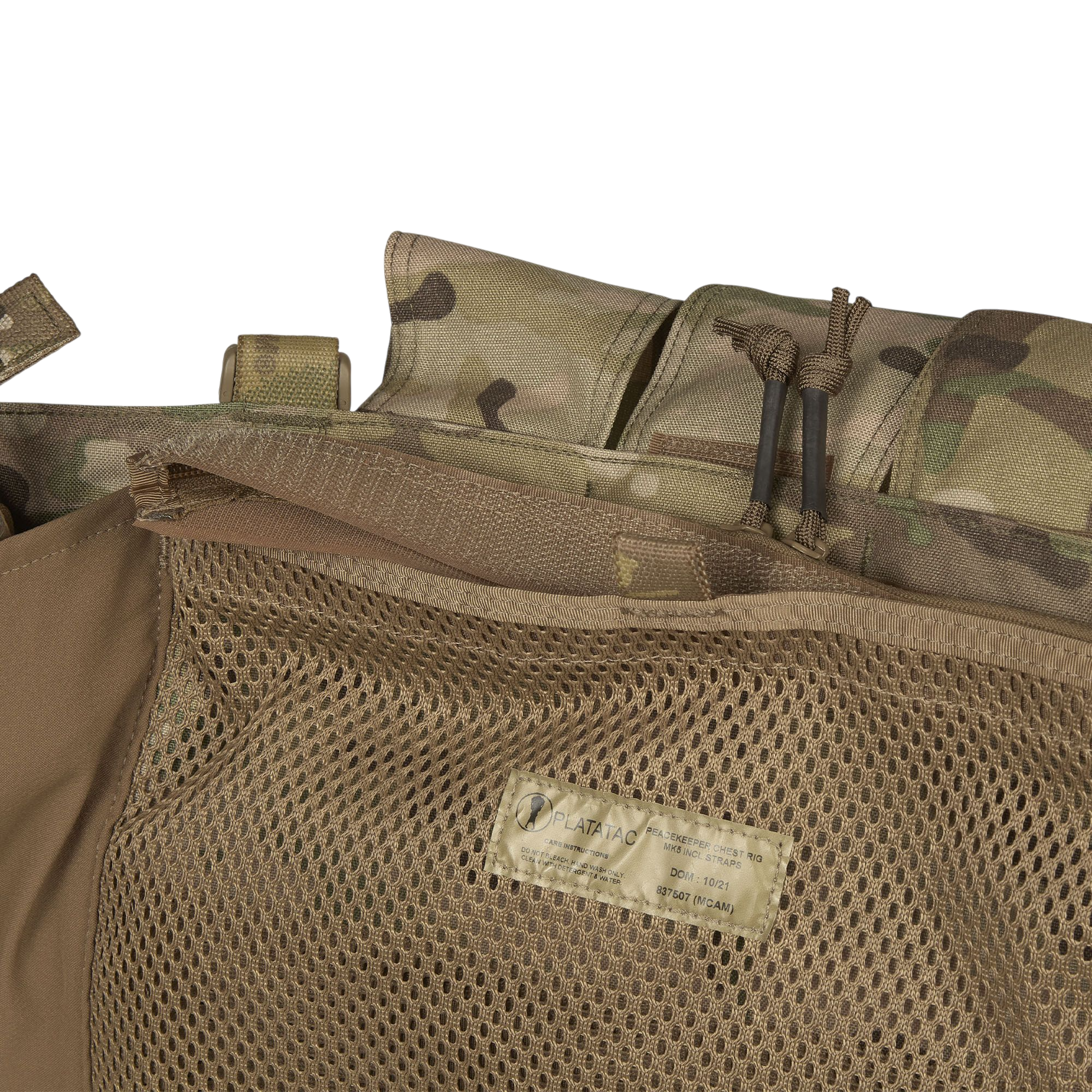 Сітчаста внутрішня панель розгрузки Platatac Peacekeeper MK5 з ярликом виробника