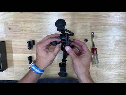 Harris Bipods LM-S + Arca ArcaLock Clamp Kit (Area 419) - Стабільність для стрільби