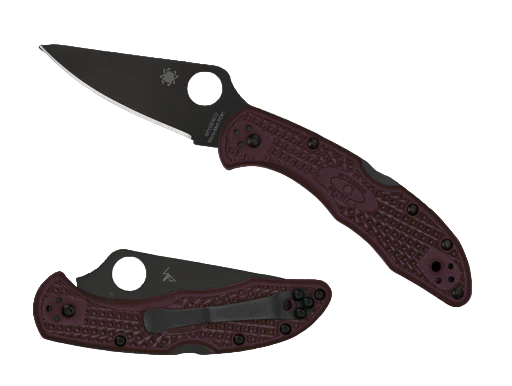 Ніж Spyderco Police 4 Lightweight з Micro-Melt PD#1 чорним клинком