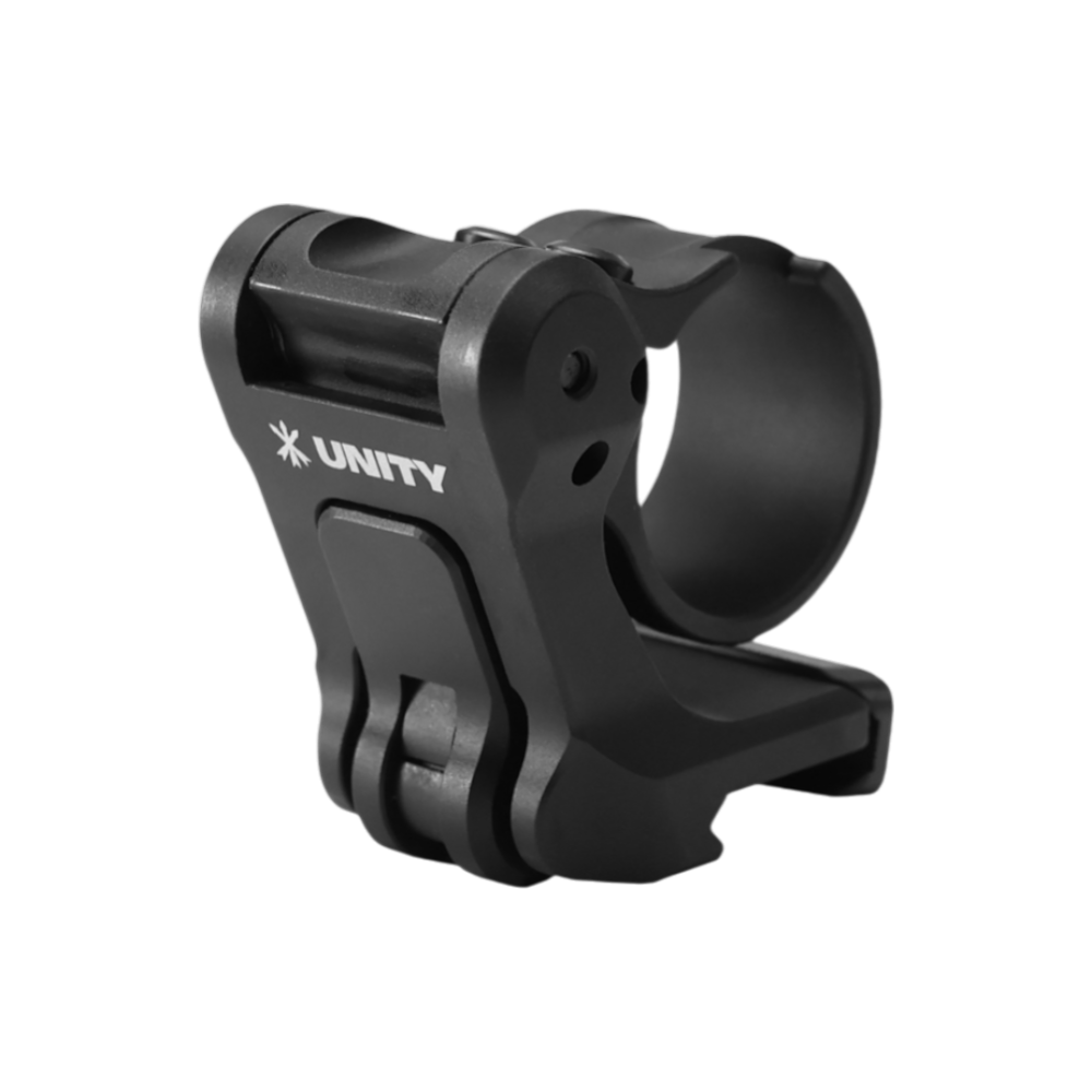 Задній вигляд кріплення Unity FAST FTC 30mm чорного кольору